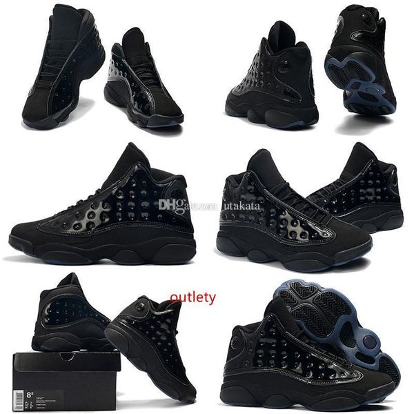 

release jumpman xiii 13 cap and gown black suede men basketball shoes blackout real carbon fiber 414571-012 sneakers size 7-13