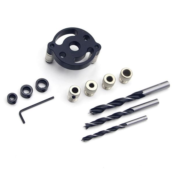 

straight hole puncher punch locator 6 8 10mm self-centering round dowel splicing drilling positioner opening woodworking tools