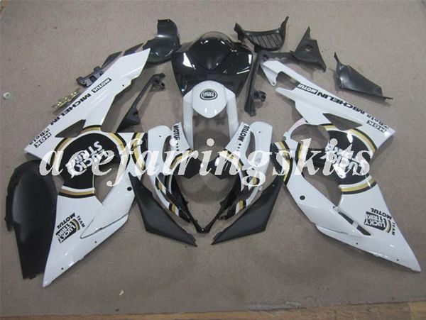 

4gifts new abs motorcycle full fairings kits fit for suzuki gsx-r1000 k5 2005 2006 05 06 bodywork set white