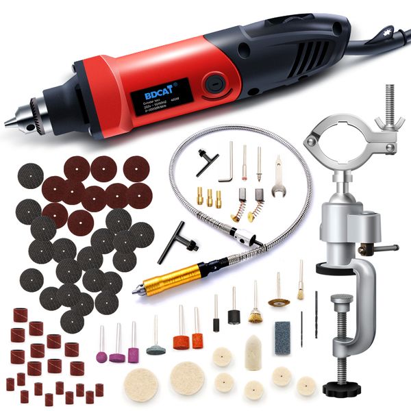 

bdcat 400w electric drill mini engraver variable speed rotary grinder tools drilling machine power tools with dremel accessories