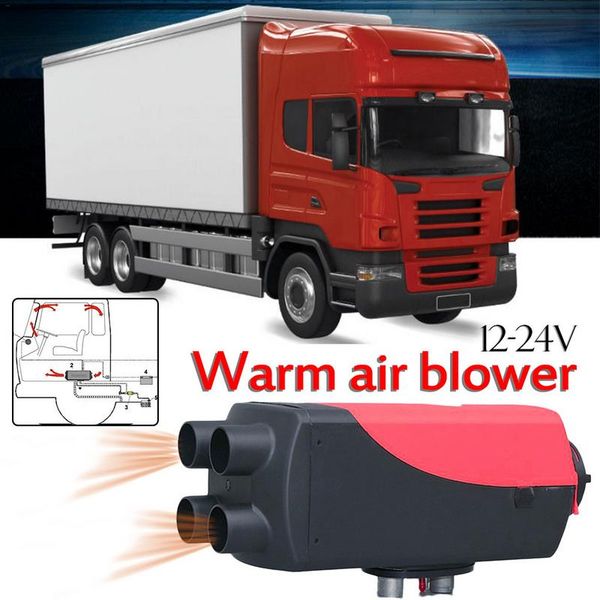 

12v 24v 5000w parking diesel car heater electric vehicle parking warm air blower car mounted electric warmer with rotary switch