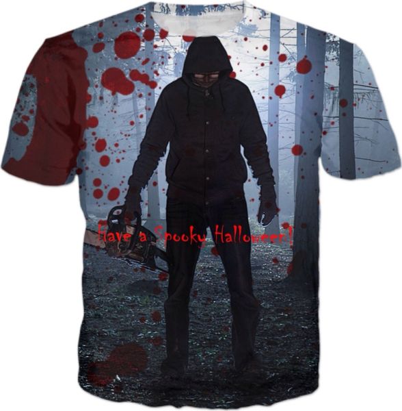 

plstar cosmos have a spooky halloween t shirt tees harajuku 3d print t shirt good quality tees black streetwear, White;black