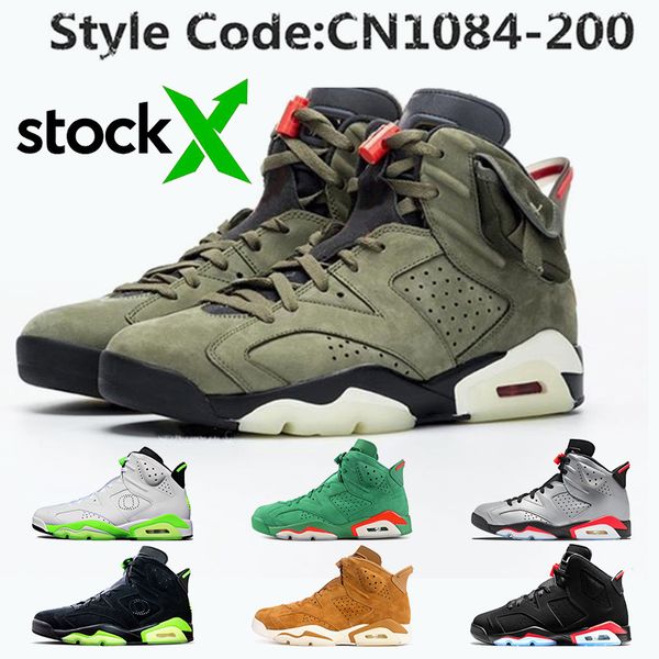 

jumpman stock x travis scott 6 6s basketball shoes air retro jordan 6 3m reflective infrared oregon ducks trainers