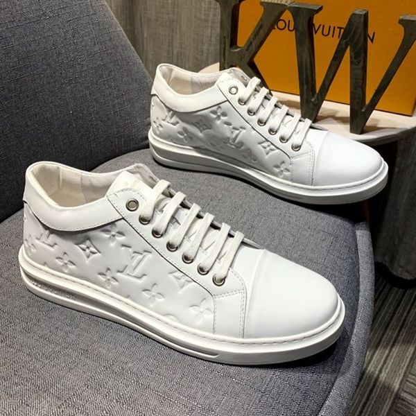 

france high-end brand casual shoes mens printed letters air basketball shoes fashion shoes,with original box,four color 1, Black