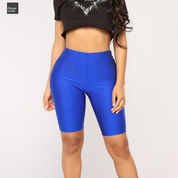 

шорты цвета 6 женщины feminino мода твердая высокой эластичностью gym активный велоспорт сплошные фитнес chores para mujer, White;black