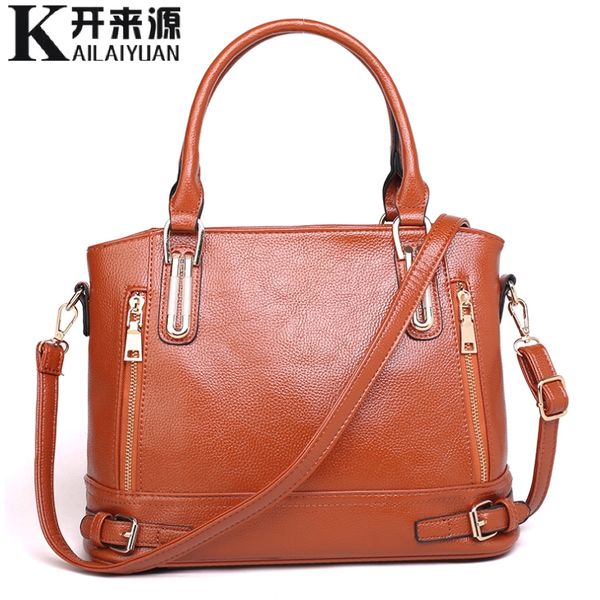 

100% genuine leather women handbags 2019 new women's handbags cross-border wash shoulder bag diagonal package