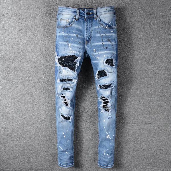 

Classic Men's Designer Pants New Style Casual Skinny Sweatpants Men's Designer Jeans Drop Crotch Jogging Pants Men's Jeans