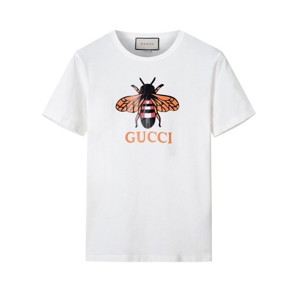 

классические письма печатные мужские женские designershirts luxury летние футболки с коротким рукавом мужские brandshirt письмо printed top, White