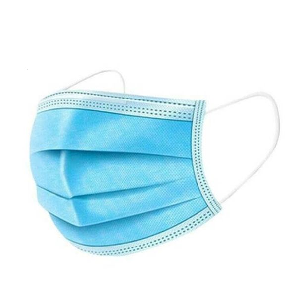 

быстрый транспорт! 500x face3ply hygieneface маска синей пыль с упругой loop маски для лица голубой пыли mouthmascherine 200320 002