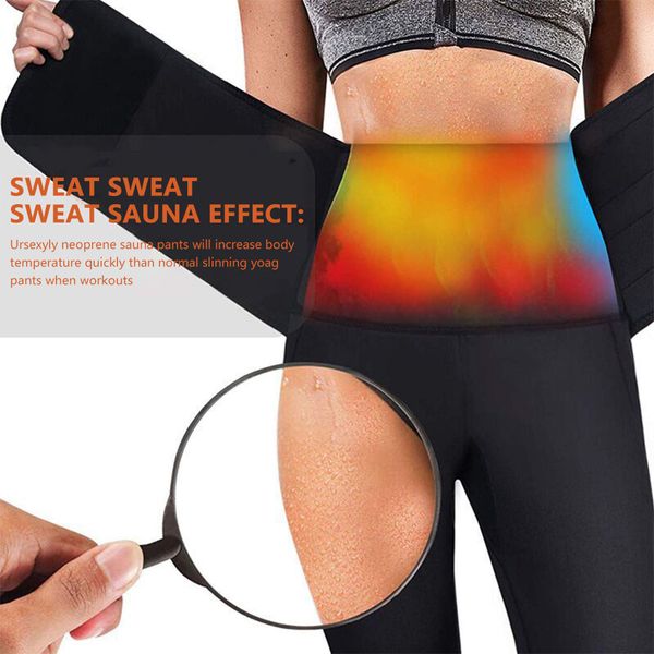 

seamless sauna sport pants sweat yoga pants energy women sportswear fitness sauna sweat running leggings sweatpant, White;red