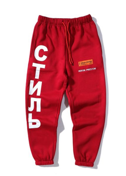 

new heron preston men's women's nasa joint american flag astronaut trousers hip hop fashion street sports pants women luxury desig, Black;white