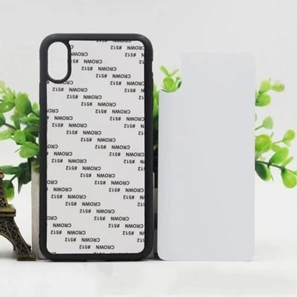 

Blank 2d ublimation tpu pc phone ca e cover for iphone 11 pro max 7 8 8plu x x xr x max with aluminum in ert
