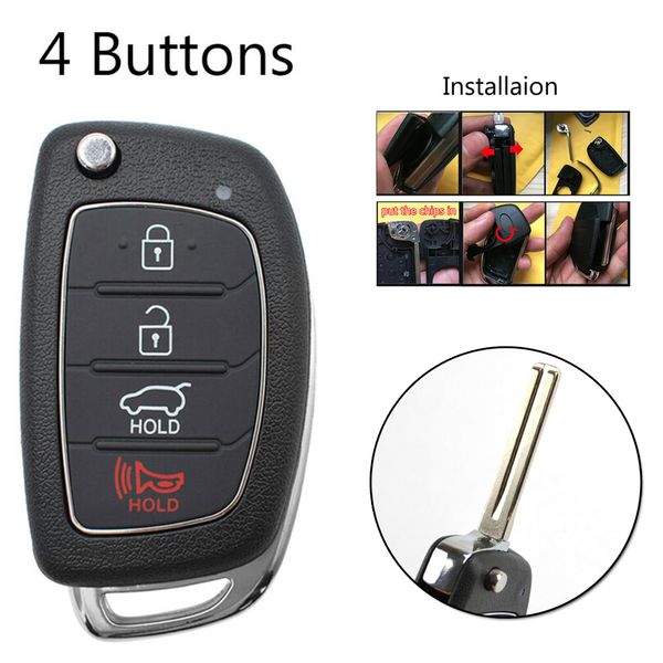 

car auto remote key case cover for santa fe tucson creta i40 ix35 ix45