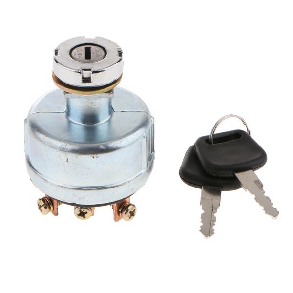 

forklift agricultural modified car starter key switch 2 position with 2 keys