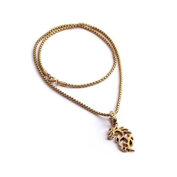 

hip hop jewelry fashion fine jewelry color silver gold chain cool dragon pendant necklaces beautifully jewelry accessories men necklace