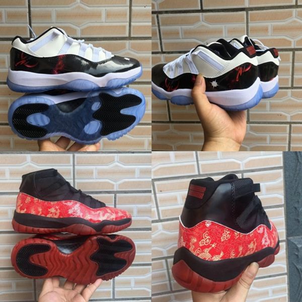 

2019 new designer concord 11 low space cosmos universe red dragon 11s men basketball shoes jumpman sport sneaker baskets chaussures size 13