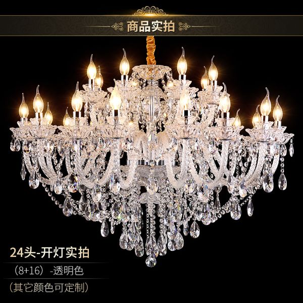 

crystal chandelier luxury atmosphere home led candle living room chandelier lamp creative simple modern dining room lamp