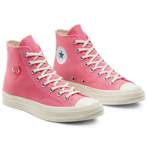 

1970s big eyes play chuck 70 heart 70s hi canvas skate shoes classic 1970 canvas shoes jointly name skateboard casual sneakers 35-44, White;red