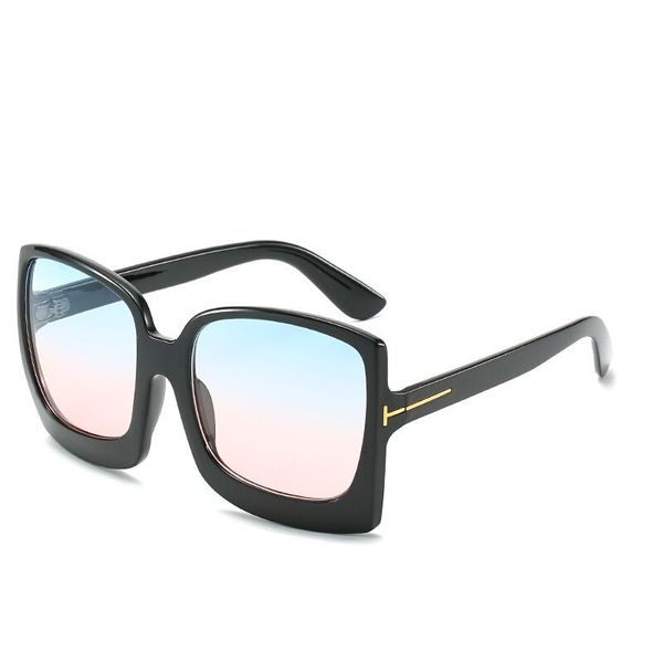 

new tom 9601 european and american style big box sunglasses colorful true film fashion sunglasses cool with ford sunglasses 97582, White;black