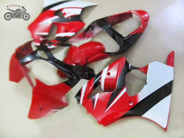 Plástico ABS carenagens chinesas estabelecidas para Kawasaki 2005 2006 2008 ZZR600 05 06 07 08 ZZR 600 vermelho Injeção branco carenagem kits