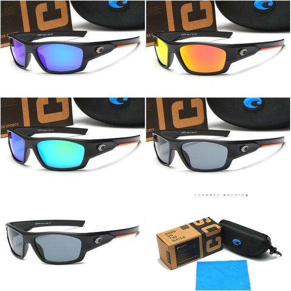 

sunglasses 9018 costa sunglasses tr90 frame mens fashion cycling sports glasses women luxury designer sunglasses beach glasses box&case, White;black