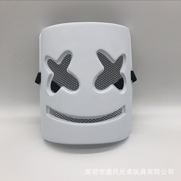

dhl fast shipping 100pcs/lot pvc marshmello dj mask full face party mask halloween cosplay mask bar music props toys