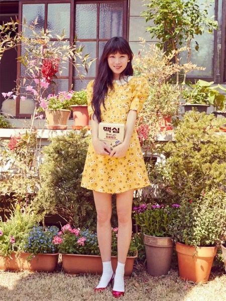 

floral flowe print women dress pleated lace peter pan collar celebrity dresses, Black;pink