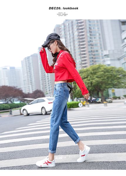 

deep blue women's tailored waist and hip princess jeans bk2938