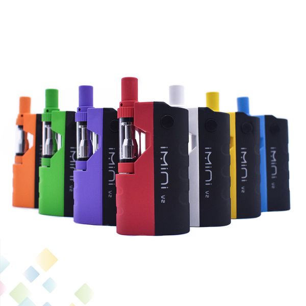 

Authentic Imini V2 Kit 650mAh Preheat Box Battery Mod with 0.5ml 1.0ml Vape Cartridge for Thick Oil DHL Free