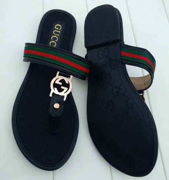 

2019 ggbrand women andal big ize 35 42 de igner hoe luxury lide ummer fa hion wide flat lippery andal lipper flip flop, Blue;gray