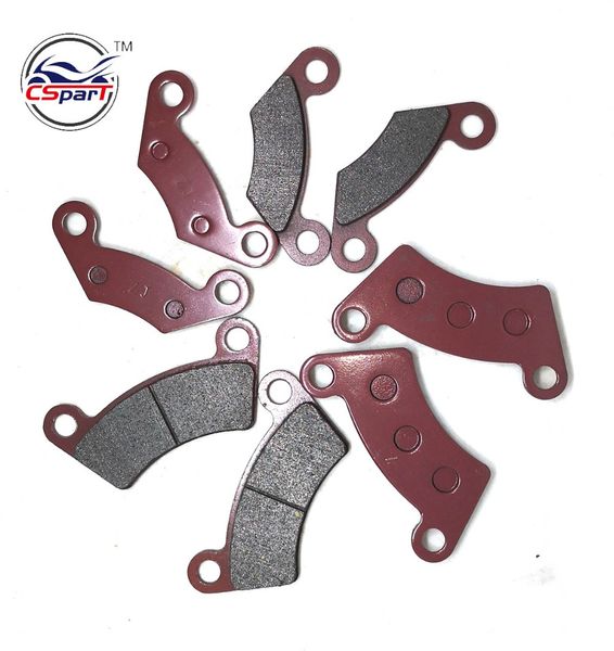 

4 sets brake pad semi metallic buyang feishen 300cc atv quad frictional plate front rear