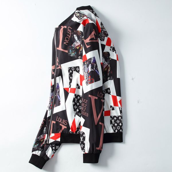 

luxury fashion long sleeved medusa men's trench coat men's casual jacket monogram embroidered hoodie trench coat men's wear, Black;brown