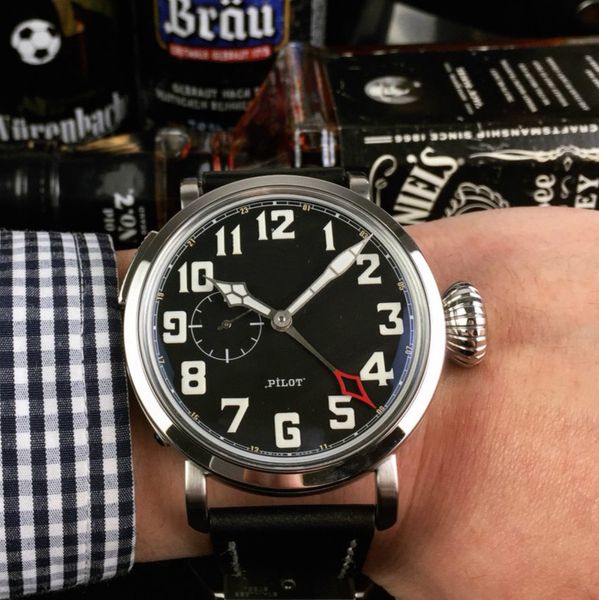 

роскошные мужские часы автоматические часы известного бренда моды 47 мм лицо водо