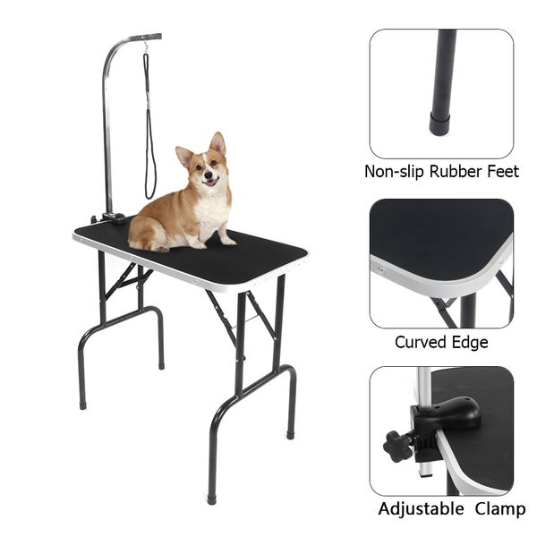

foldable pet grooming desk boom adjustable pet shop available shopping available in us warehouses