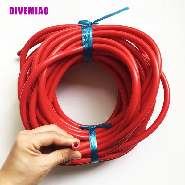 

2meters red 5x10mm polyspear bands material speargun bands latex tube rubber tube for fitness resistance band rope
