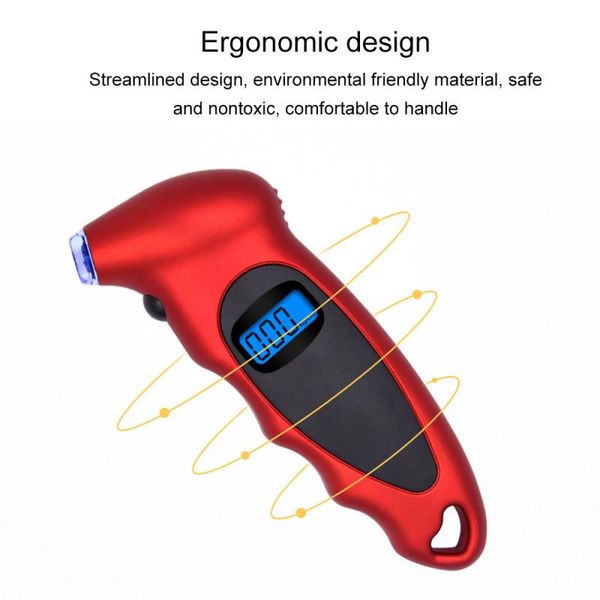 

tire pressure gauge 0-150 psi backlight high-precision digital tire pressure monitoring car gauge vehicle's