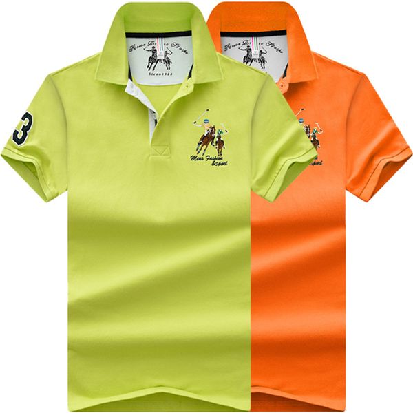 

4xl plus men summer new cotton classic embroidery polo shirt men business casual short sleeve stand collar tees polo men, White;black