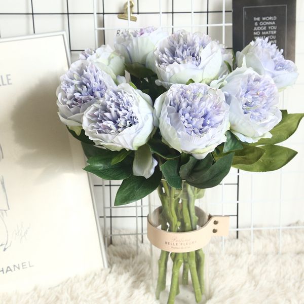 

european artificial silk dutch peony flower home l table decoration fake flower wedding scene decoration valentine'sday gift