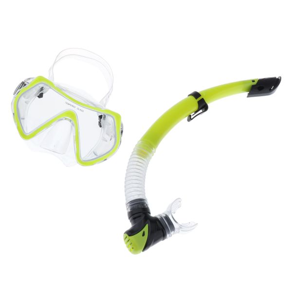 

dry snorkel set,panoramic wide view,anti-fog scuba diving mask, breathing and professional snorkeling gear for adults youth