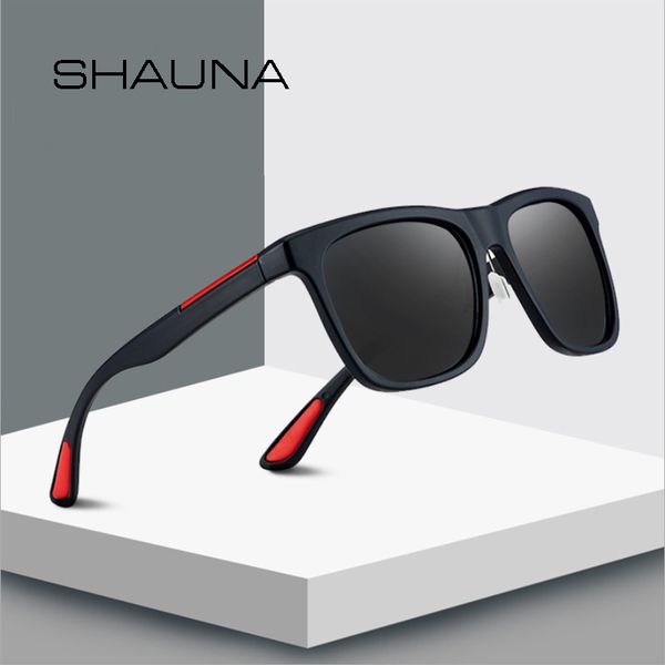 

shauna square polarized sunglasses men driving sun glasses tr frame classic frame women shades sports glasses uv400 gafas de sol, White;black
