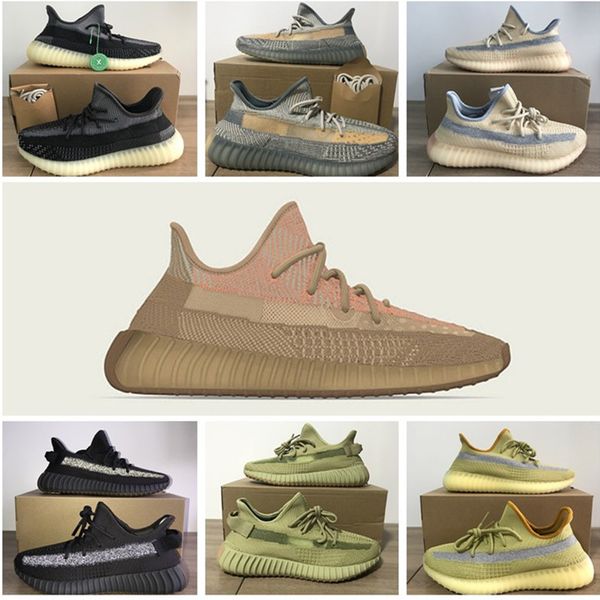 

pk version eliada kanye west sneakers abez linen cinder 3m reflective tail light desert sage israfil mens womens v2 shoes beluga static air