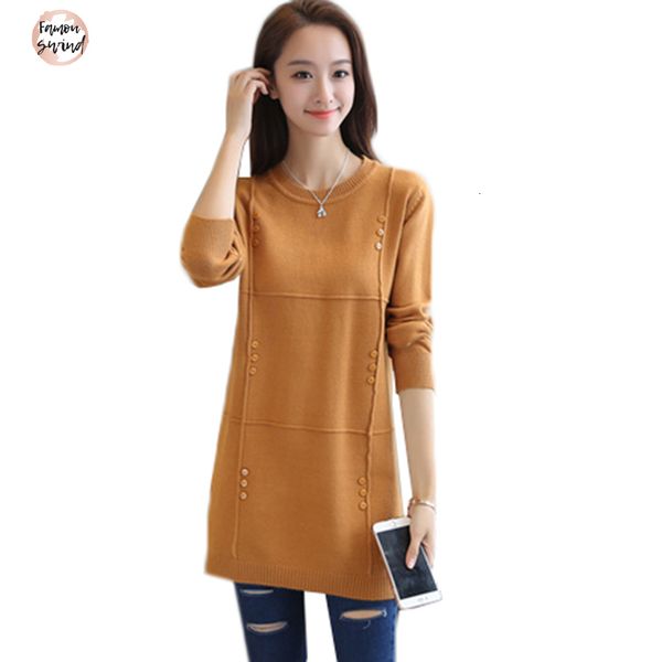 

зимний свитер осени женщины полиэстер пуловеры вязаные эластичность повседневный перемычку моды сыпучие o теплый женский длинные свитера вор, White;black