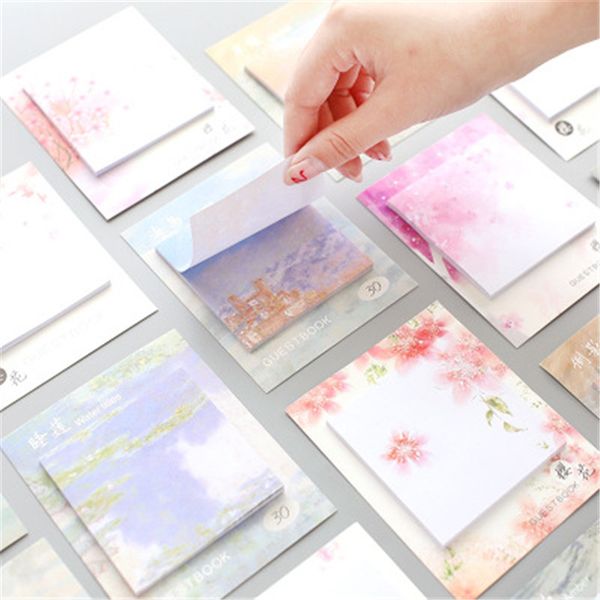 

romantic cherry blossom note paper sticky note cute note n times creative post