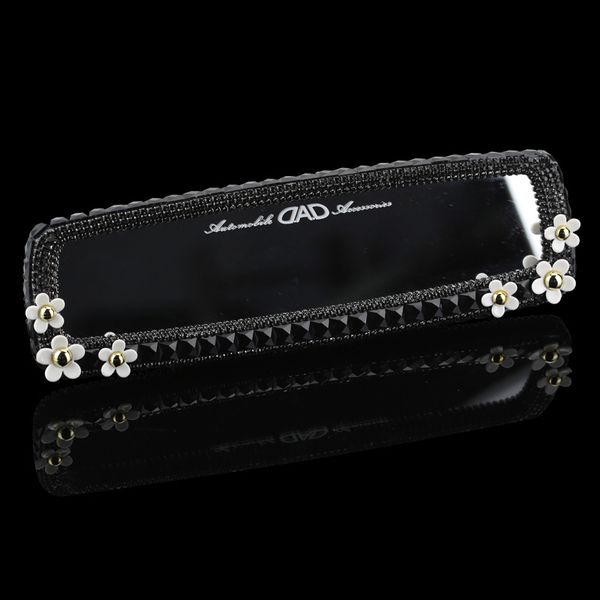 

diamond rear view mirror daisy flower universal wide angle rear view mirror crystal car style interior mirrors rearview