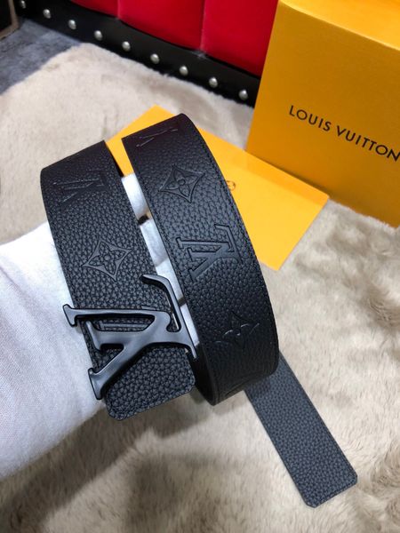 

classic width gold silver buckle leather women belt with box belts womens black men belts 3011