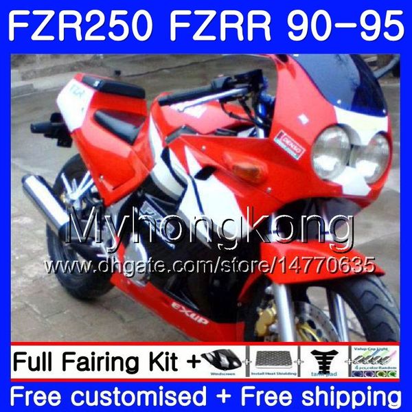 FZRR Per YAMAHA FZR-250 luce rosso caldo FZR 250R FZR250 90 91 92 93 94 95 250HM.16 FZR 250 FZR250R 1990 1991 1992 1993 1994 1995 Kit carenatura