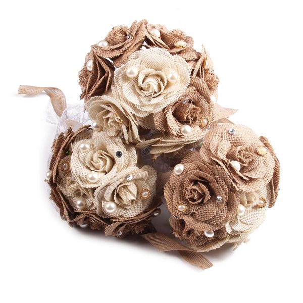 

rustic wedding bouquet burlap flower bouquet lace and pearls pet supplies home garden