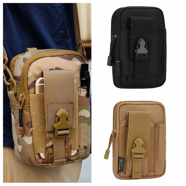 

2019 men waist pack bum bag pouch 600d-1000d waterproof belt waist packs molle nylon mobile phone wallet travel tool
