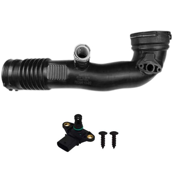 

turbocharger intercooler charge air duct intake hose pipe engine air duct with sensor for x6 740i 740li 2008-2012