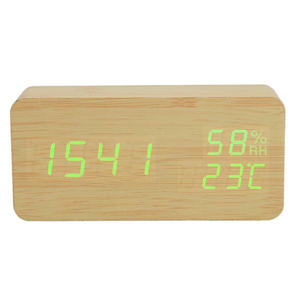 

modern led alarm clock temperature humidity electronic deskdigital table clocks